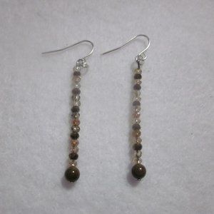 Very Dainty Multi Brown Earrings